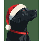 Holiday Black Lab Card - FreshCut Paper