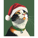 Holiday Calico Cat Card - FreshCut Paper