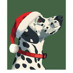 Holiday Dalmatian Card - FreshCut Paper