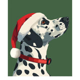 Holiday Dalmatian Card - FreshCut Paper