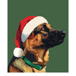 Holiday German Shepherd Card - FreshCut Paper