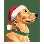 Holiday Golden Retriever Card - FreshCut Paper