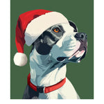 Holiday Pitbull Card - FreshCut Paper