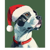 Holiday Pitbull Card - FreshCut Paper