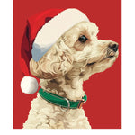 Holiday Poodle Card - FreshCut Paper