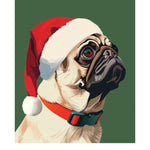 Holiday Pug Card - FreshCut Paper