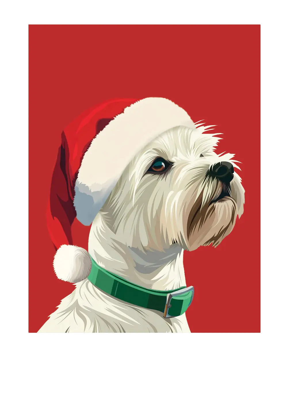 Holiday Westie Card - FreshCut Paper