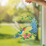 Hummingbird Oasis Suncatcher