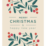 Merry Christmas and Happy New Years Card - FreshCut Paper