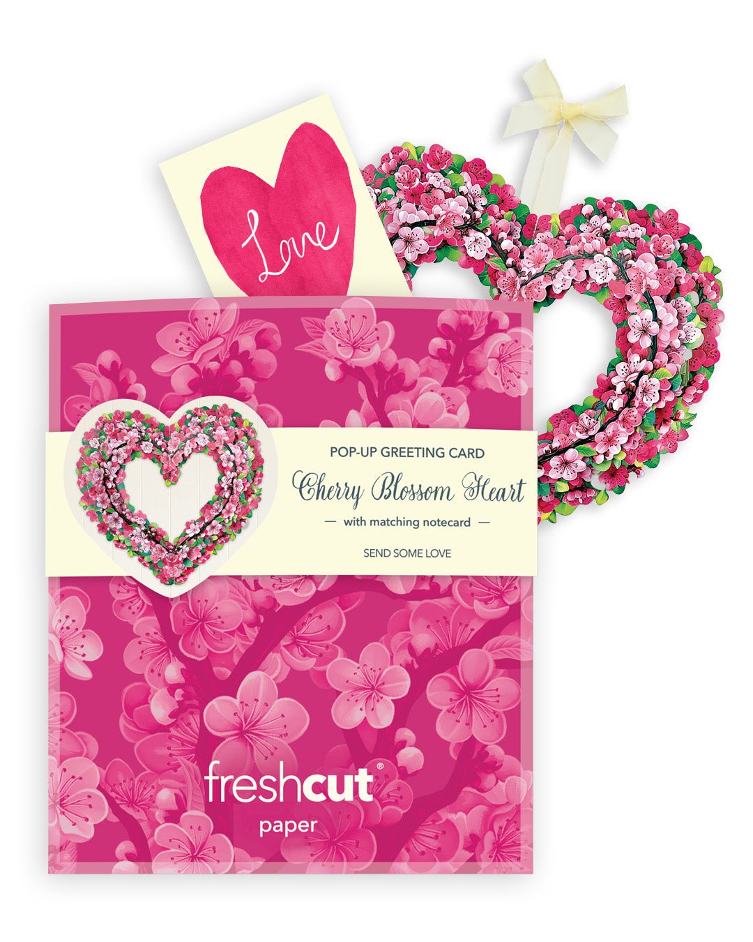 Mini Cherry Blossom Heart - FreshCut Paper