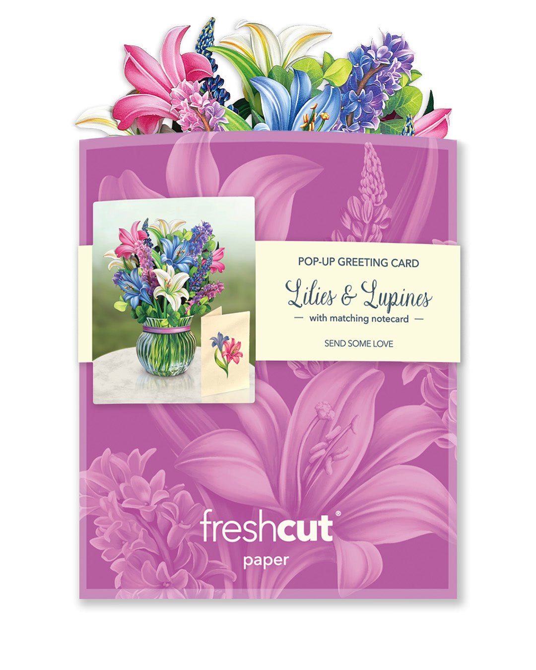 Mini Lilies & Lupines - FreshCut Paper