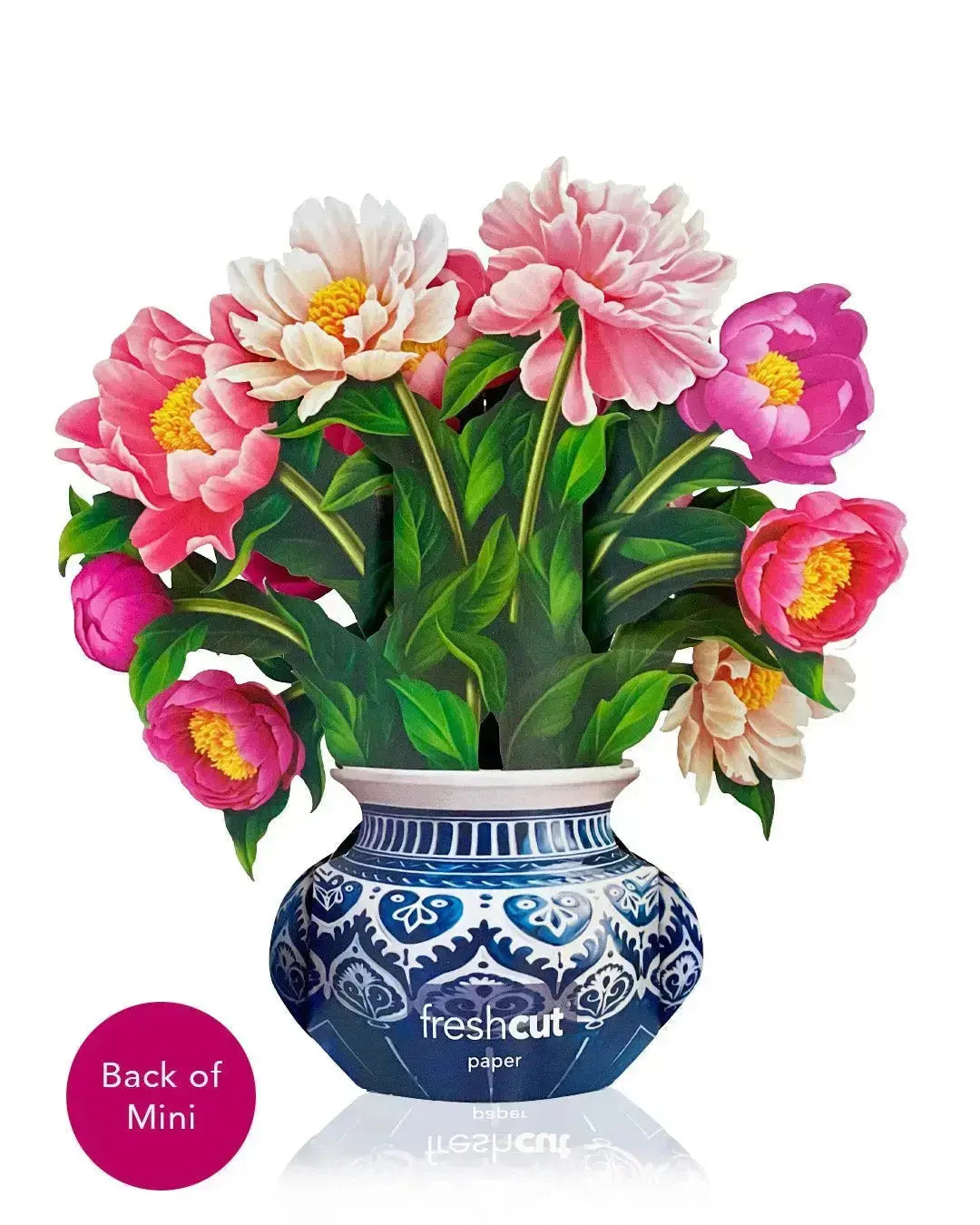 Mini Mother's Day Peony Paradise Pop-Up Card - FreshCut Paper