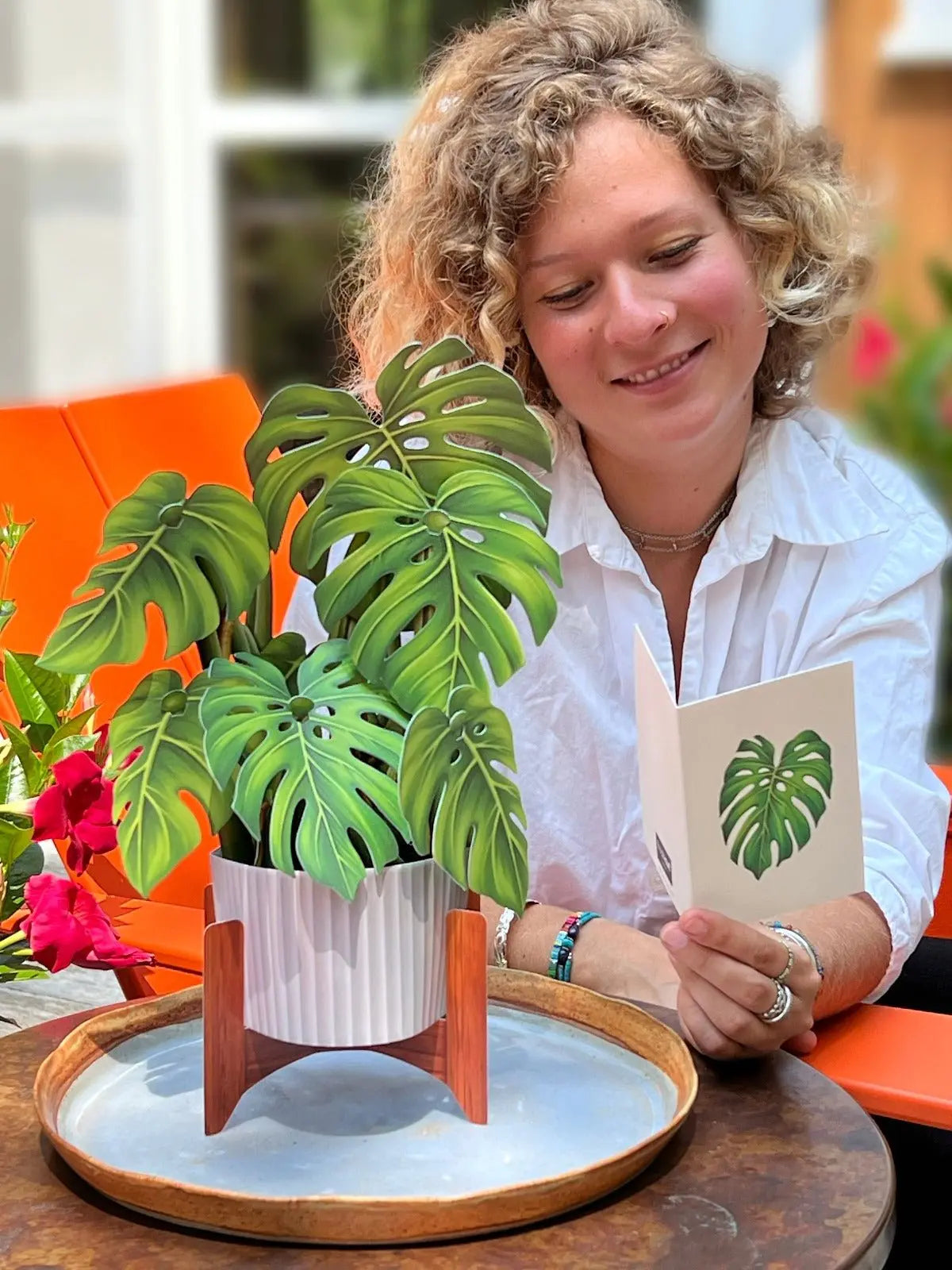 monstera plant shop Monstera Plant Pop-Up Card
