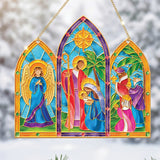 Starlit Nativity Suncatcher
