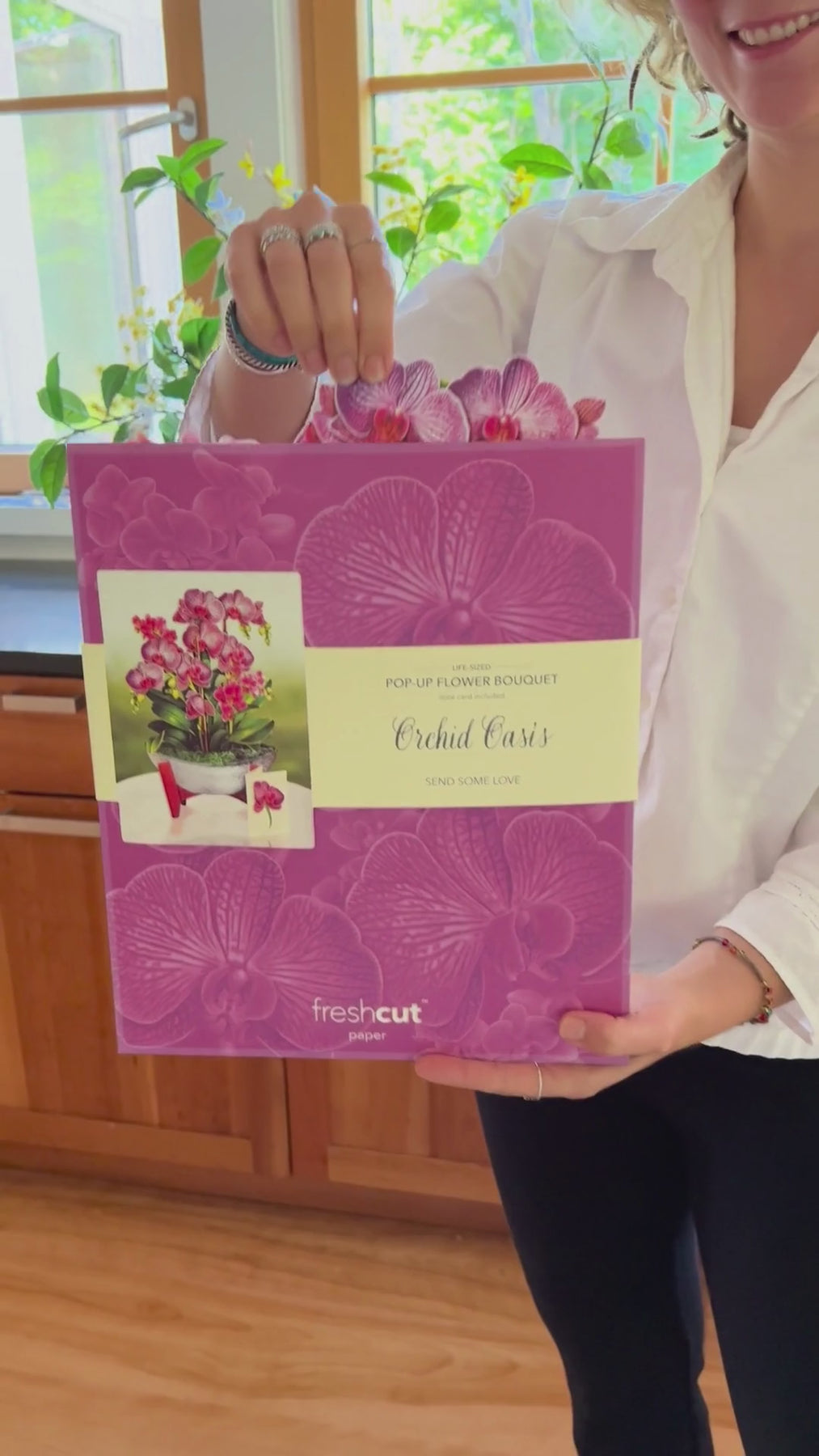 Orchid Oasis FreshCut Paper Bouquet - Lark - A Modern Marketplace