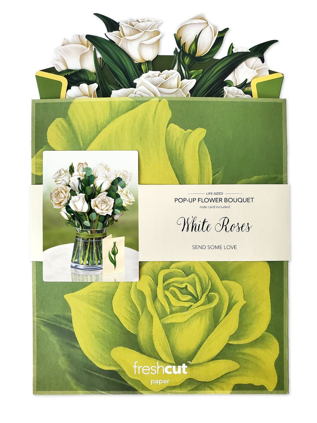White Roses - FreshCut Paper