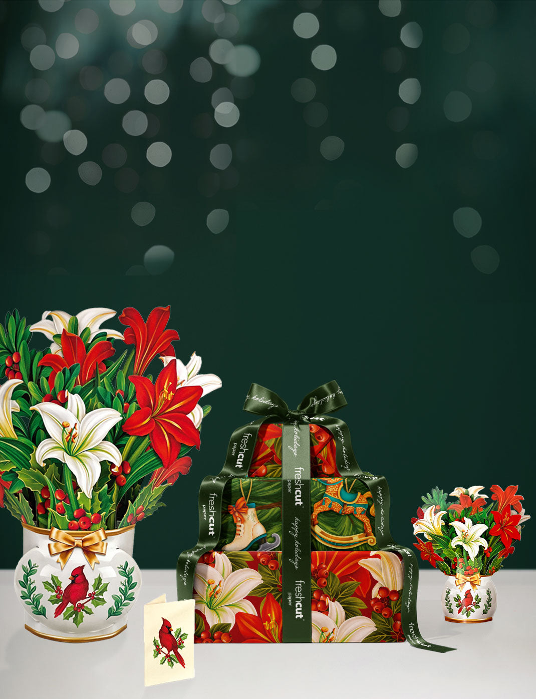 FreshCut Paper winter joy bouquets