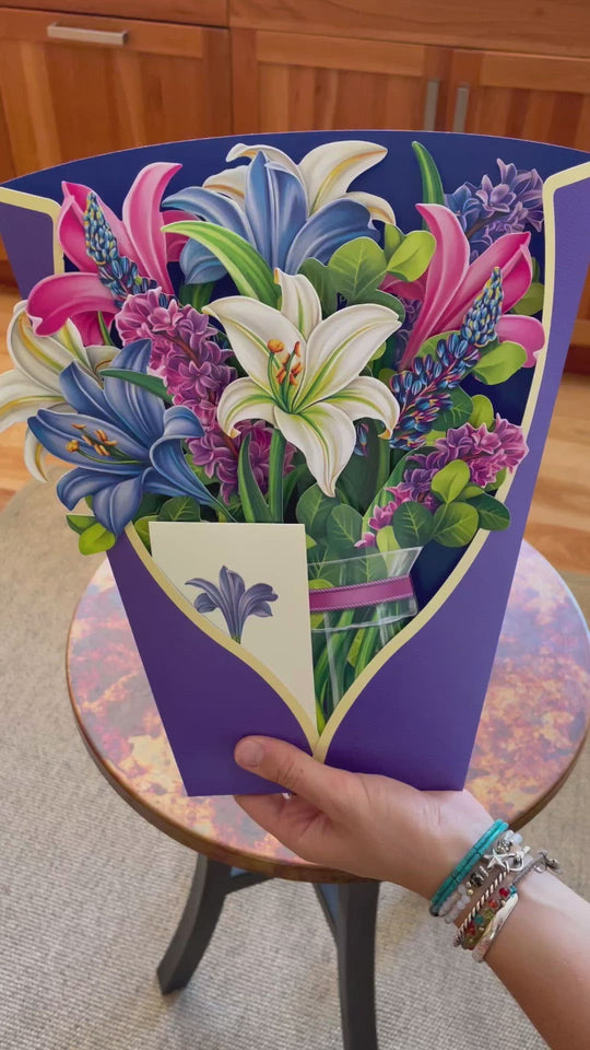 Watch our Lilies & Lupines video from FreshCut Paper - Our lilies bloom all year long and never require watering! More than a greeting card, we're Freshcut Paper!
