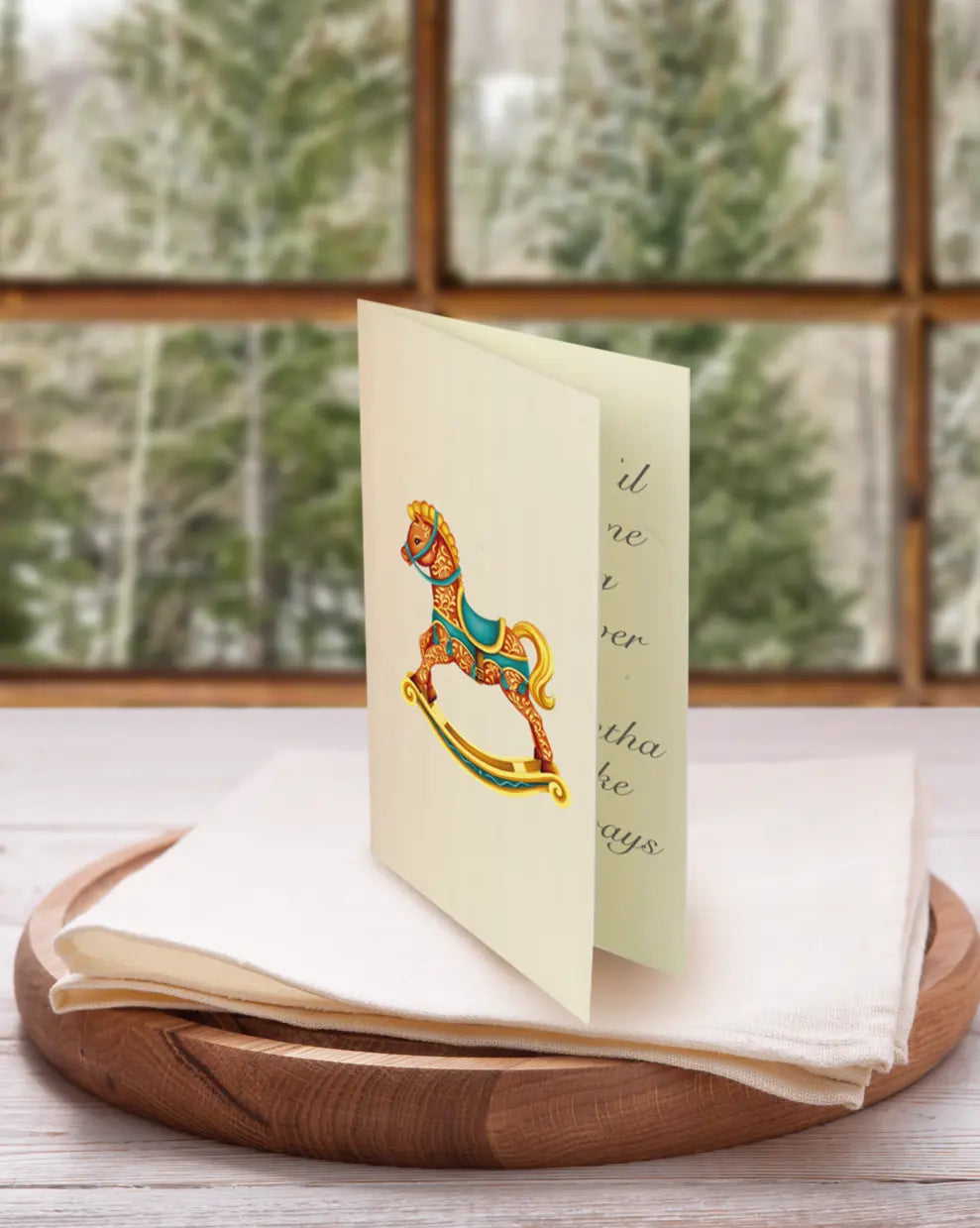 FreshCut Paper Christmas Tree notecard