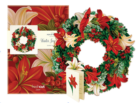 Your FreshCut Paper wreath comes with a note card and festive mailing envelope so you can spread cheer all along the way! Give them something to remember, give them FreshCut Paper!